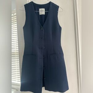 Abercrombie navy mini dress - XXS